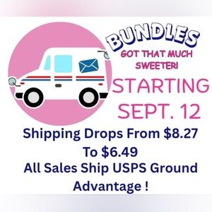 🔥SHIPPING GOT A WHOLE LOT SWEETER USPS Ground Advantage $6.49 up to 5 LBS🔥